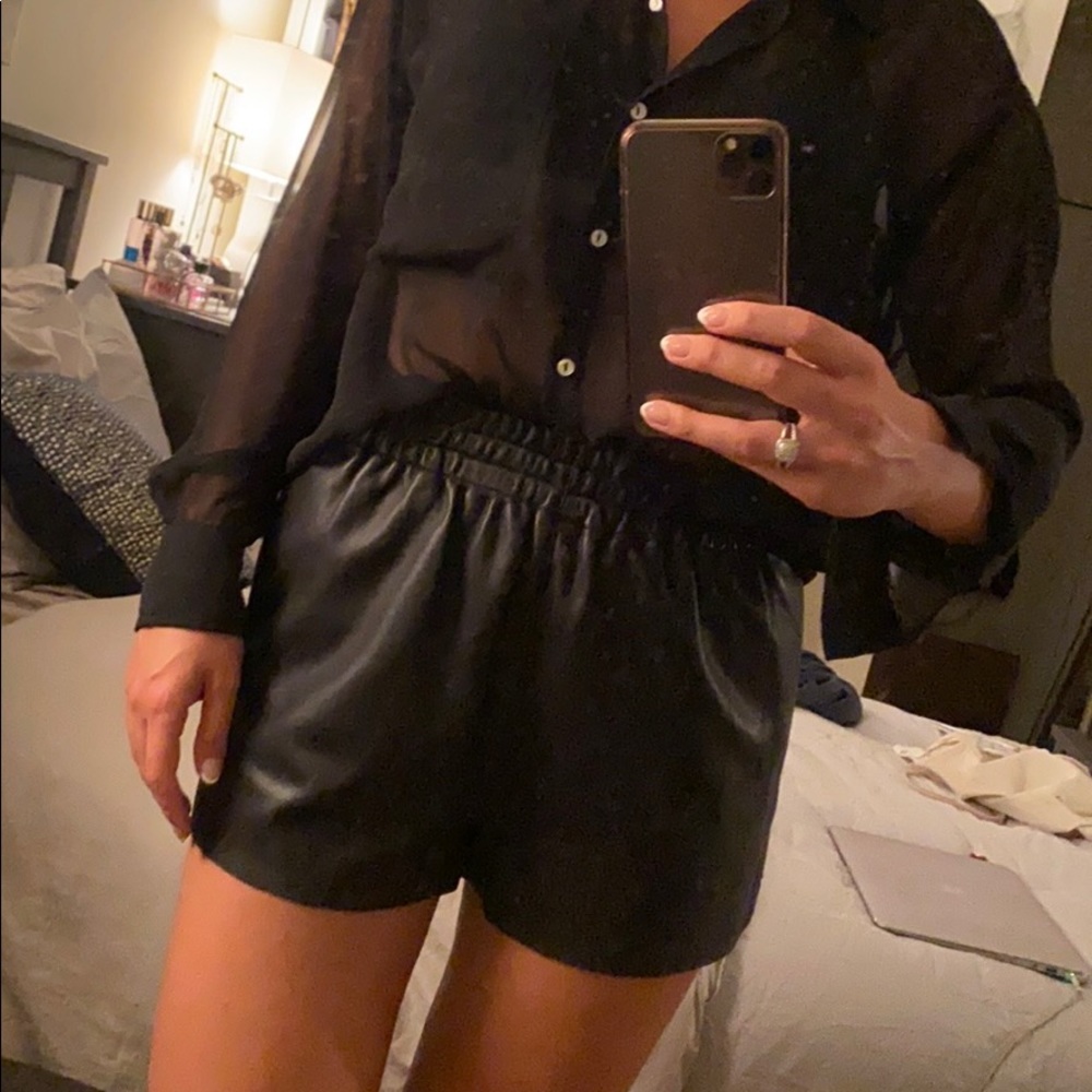 Genuine Leather LF shorts